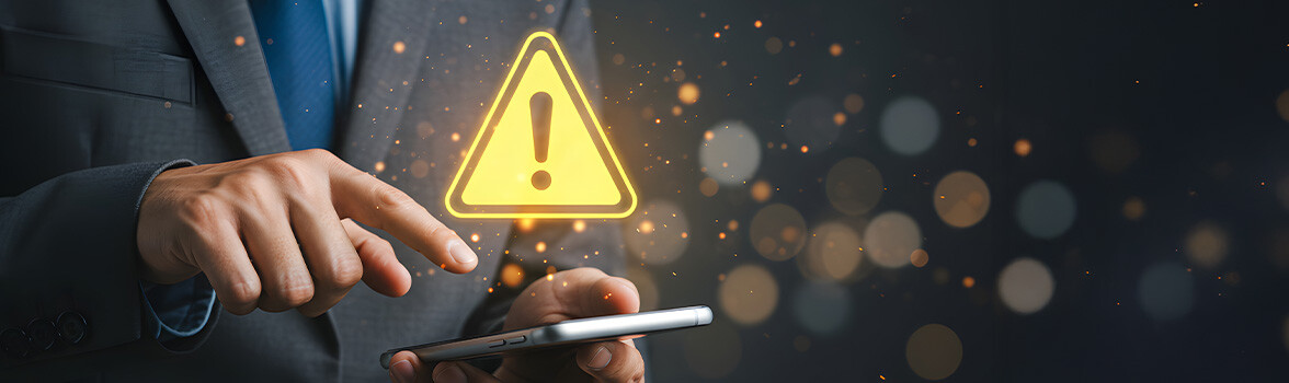 Grafika z wykrzyknikiem.