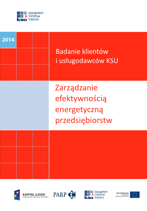 Badanie klient&oacute;w i usługodawc&oacute;w KSU - zarządzanie efektywnością energetyczną przedsiębiorstw 