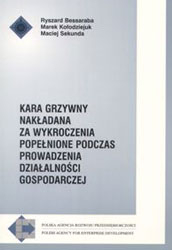 Kara grzywny za wykroczenia popełniane podczas prowadzenia działalności gospodarczej 