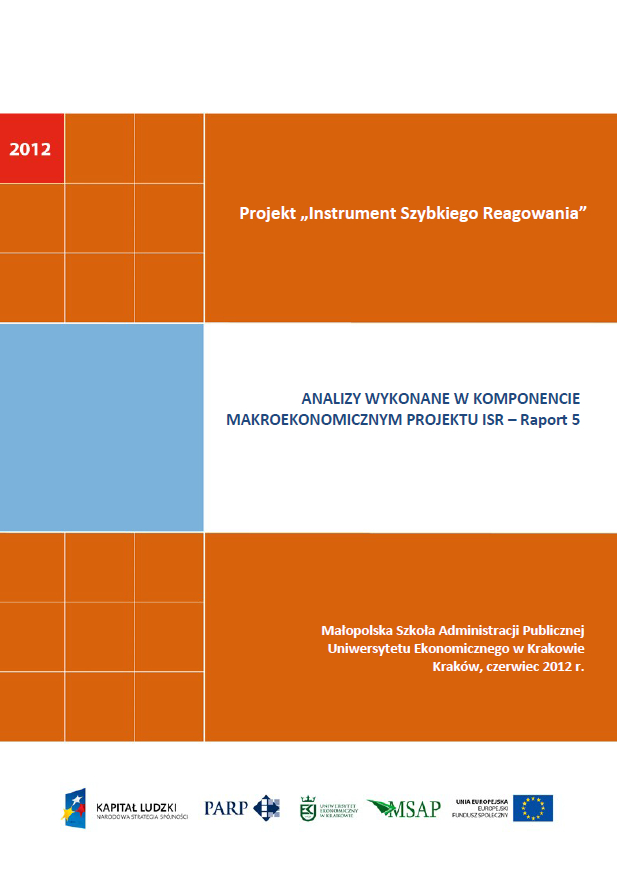 Komponent makroekonomiczny - Ocena stopnia zagrożenia przedsiębiorstw upadłością - V