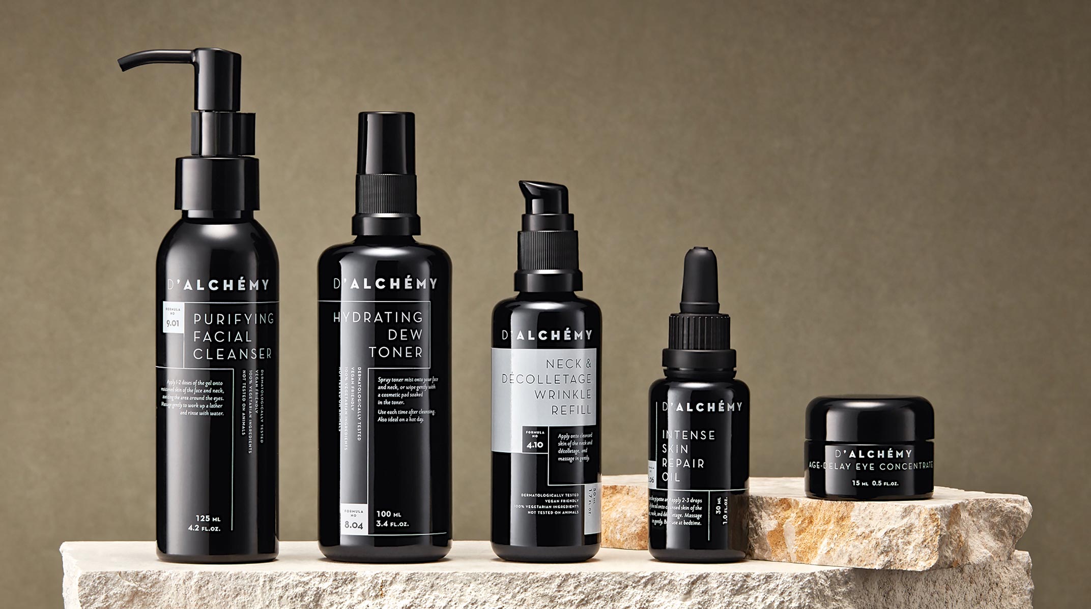 Widok serii kosmetyk&oacute;w